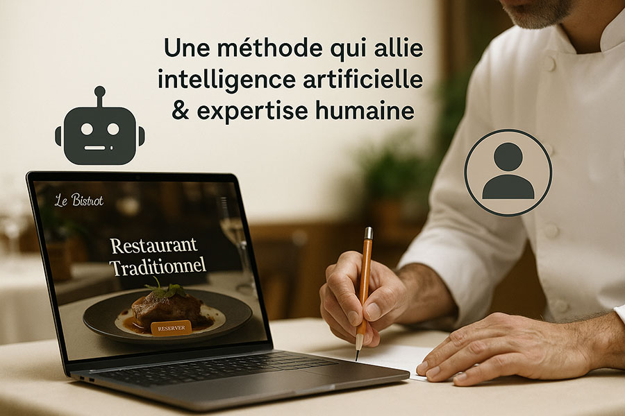 Création de site web pour restaurant combinant intelligence artificielle et savoir-faire humain – IlicoPresto