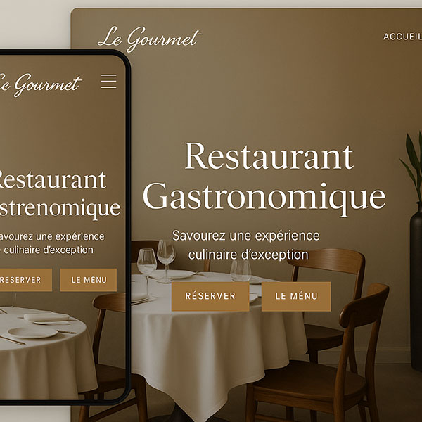 Création de site restaurant sur mesure au  meilleur prix, avec Ilicop Resto.